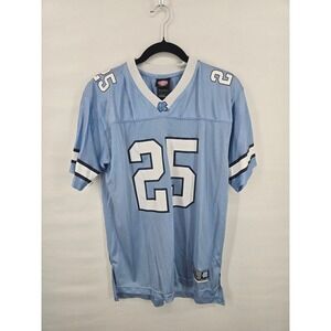 UNC North Carolina Tar Heels Jersey Kids XL 18-20 Blue Football Genuine Stuff 25